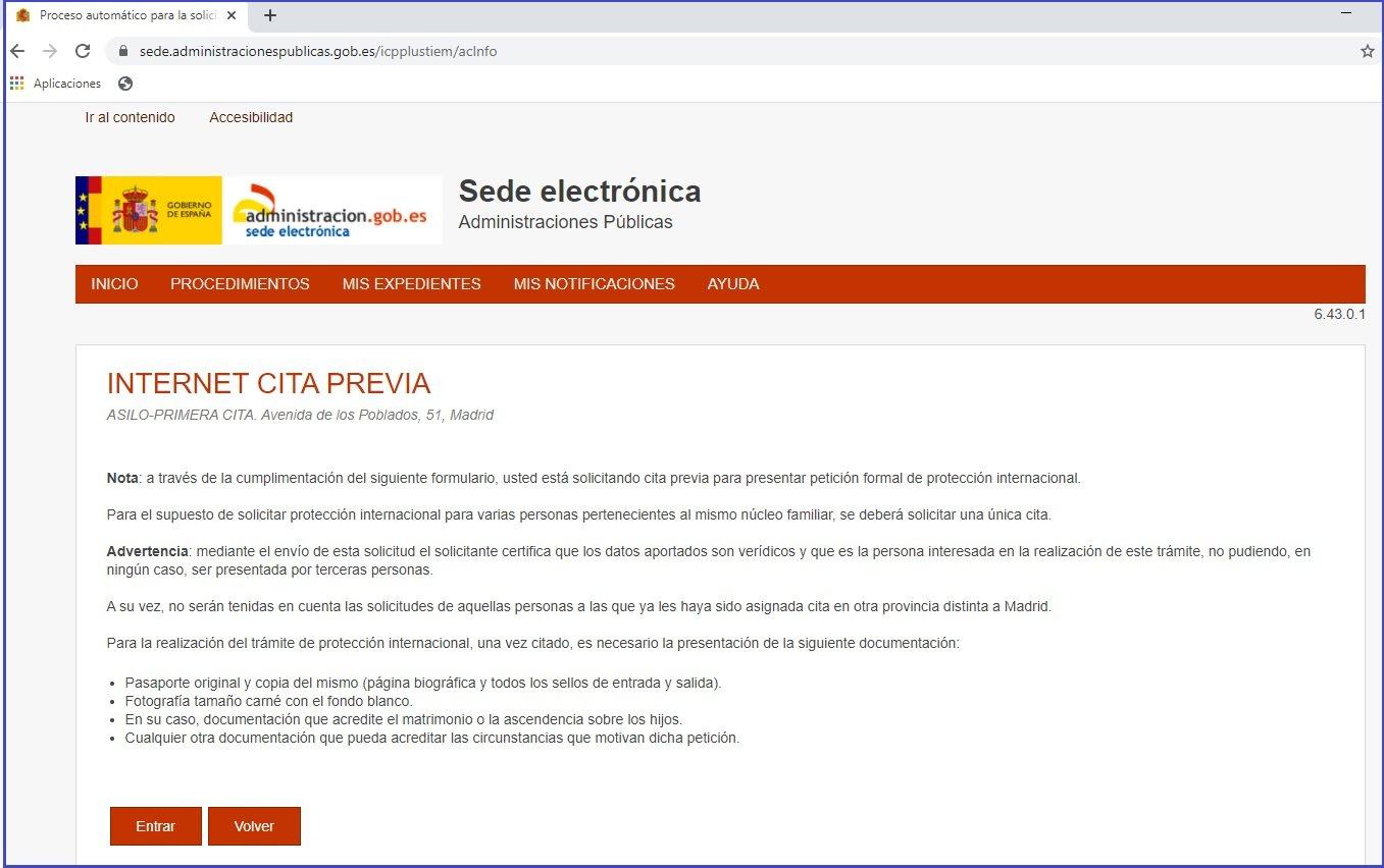 Citas De Asilo En Madrid 2024