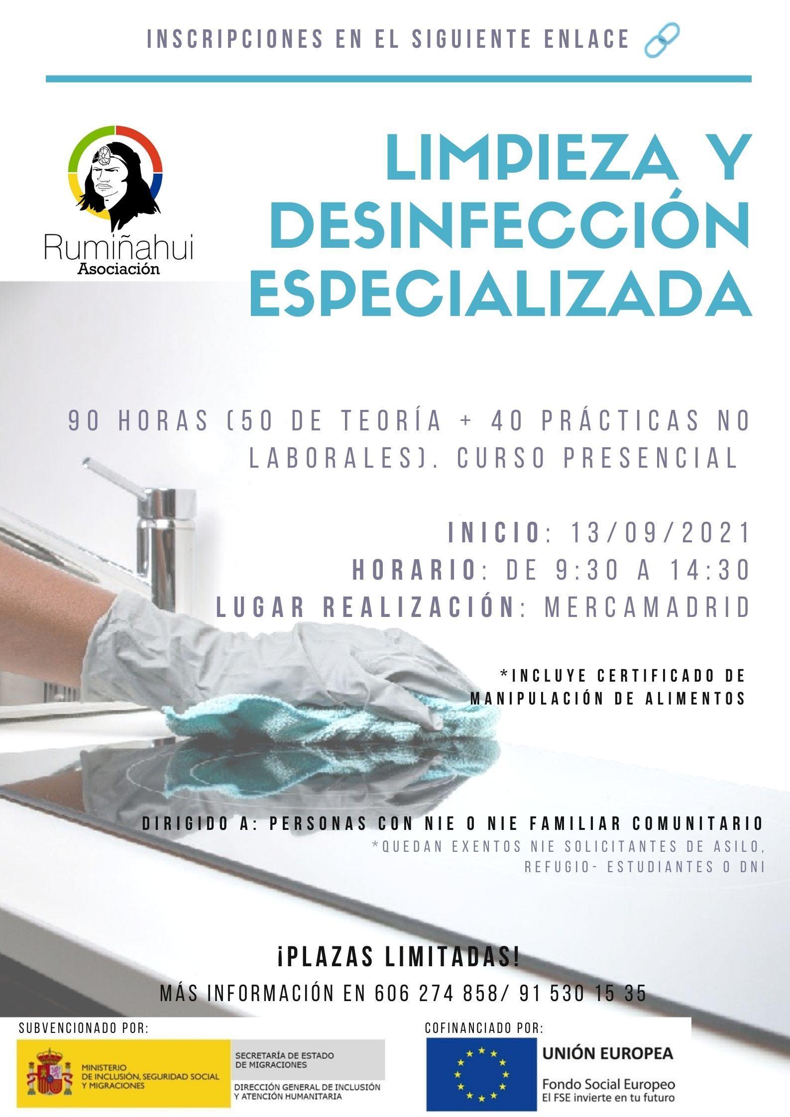 Cursos De Limpieza  En Madrid
