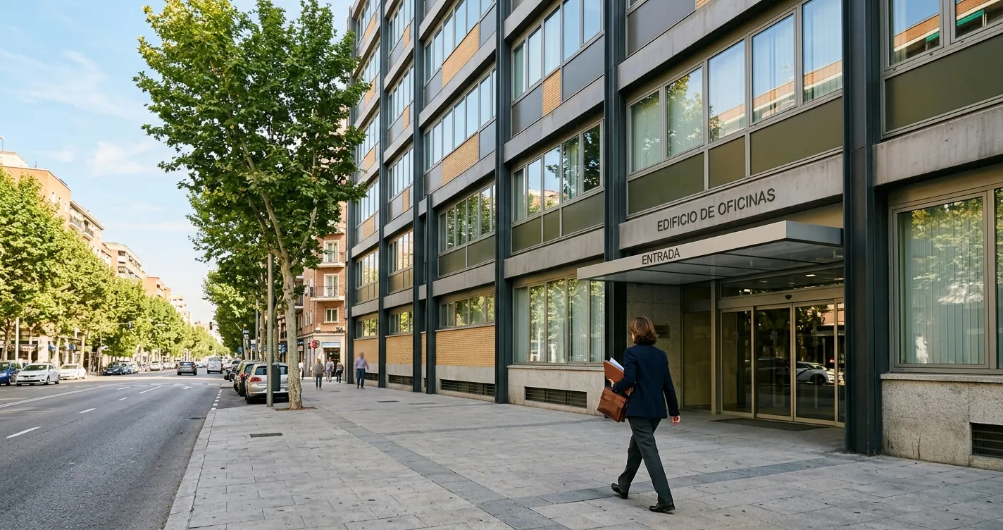 Consulado de Brasil en Madrid - Edificio consular en la calle Capitán Haya distrito Tetuán