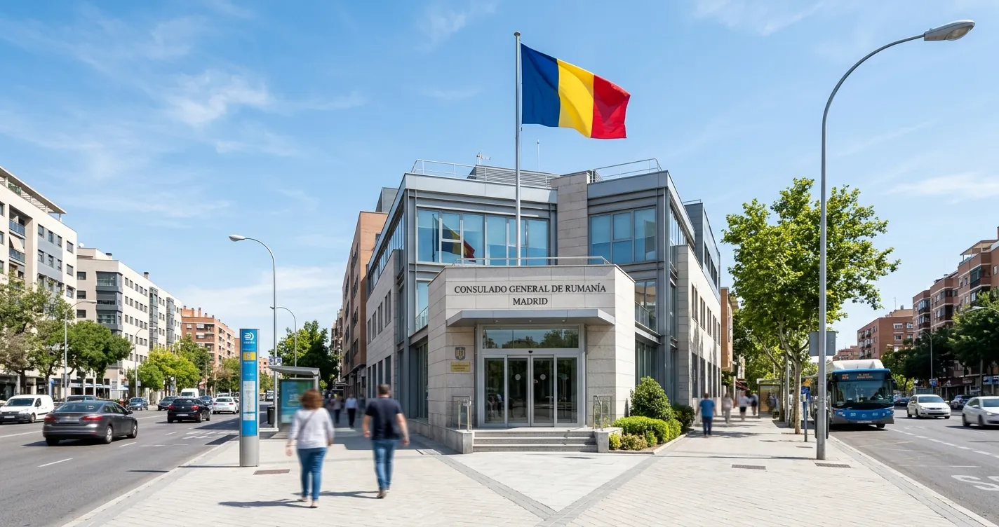 Consulado de Rumanía en Madrid - oficina consular para cita previa y trámites