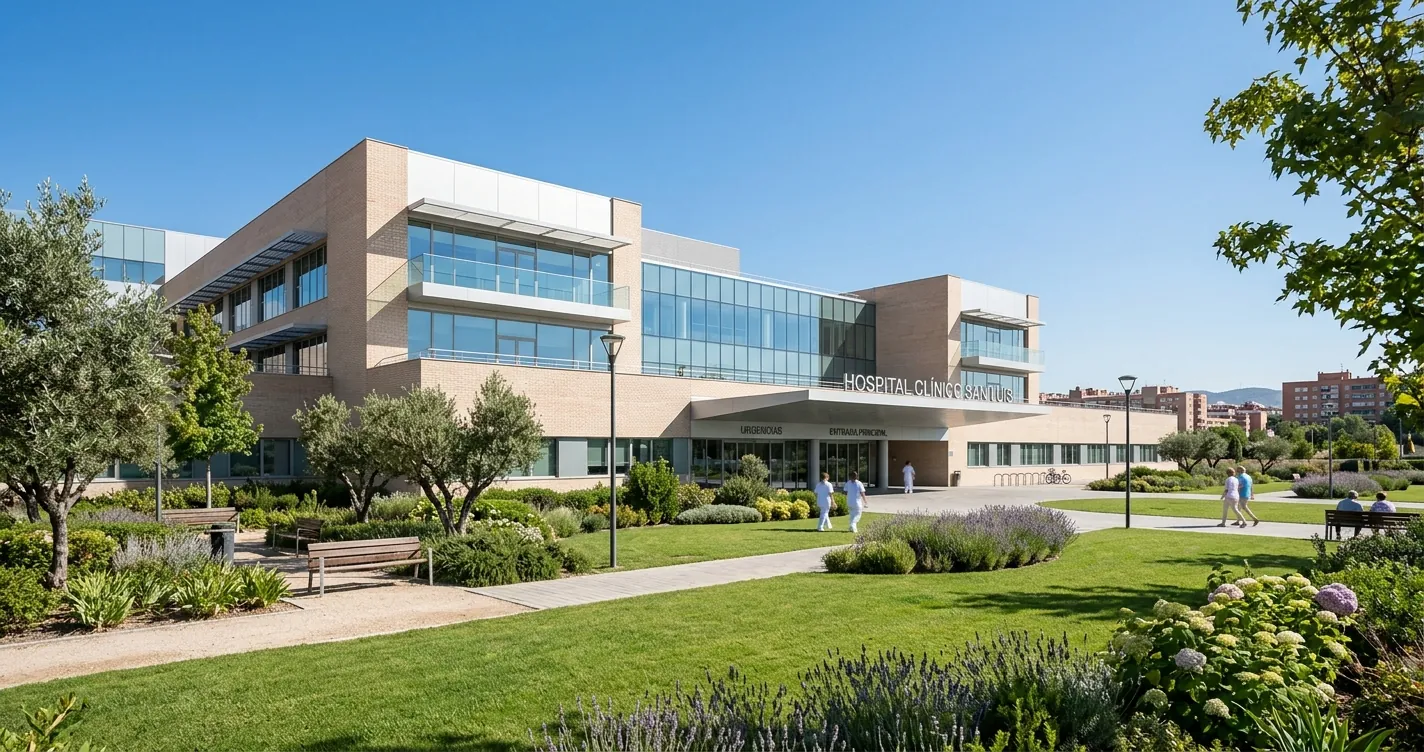 Hospitales psiquiátricos en Madrid de la Seguridad Social - Fachada de hospital público de la red de salud mental