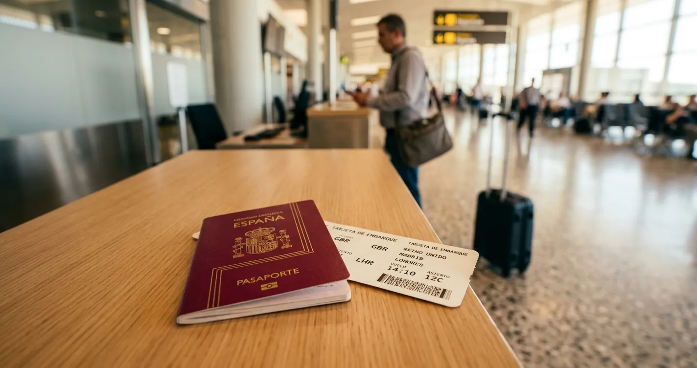 Renovar pasaporte urgente en Madrid: pasaporte español y tarjeta de embarque en el aeropuerto de Barajas